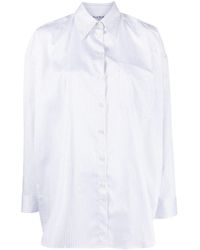 Acne Studios - Camisa con bolsillo a rayas - Lyst
