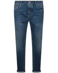 Brunello Cucinelli - Faded-Effect Jeans - Lyst