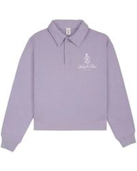Sporty & Rich - Vendome Cotton Polo Top - Lyst