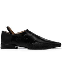 Marine Serre - Pointed-toe Leather Mules - Lyst