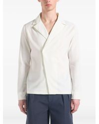 Manière De Voir - Alban Satin Double-Breasted Shirt - Lyst