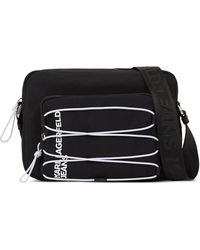KARL LAGERFELD - String Utility Shoulder Bag - Lyst