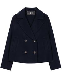 Luisa Cerano - Caban À Boutonnière Croisée - Lyst