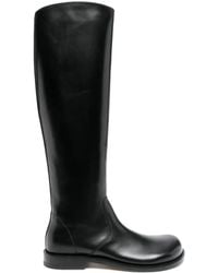 Loewe - Campo Leather Boots - Lyst