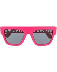 Versace Eyewear Sonnenbrille mit Logo - Pink