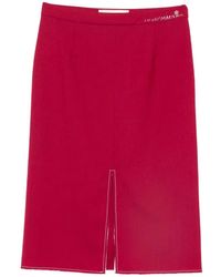 Marni - Split-Hem Midi Skirt - Lyst
