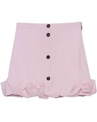 MSGM - Minijupe À Volants - Lyst