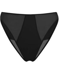 Wolford - Sheer-Panelled Briefs - Lyst