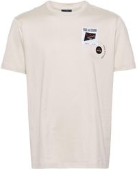 Paul & Shark - T-shirt en coton à patch logo - Lyst