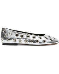 Proenza Schouler - Glove Grommet Ballerina Shoes - Lyst