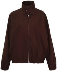 Courreges - Zip-Up Bomber Jacket - Lyst