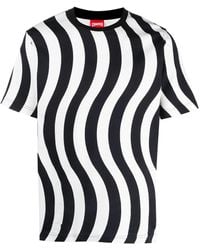 Camper - Wave-Print Short-Sleeve T-Shirt - Lyst