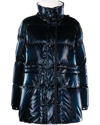 Moncler - Herault Belted Puffer Jacket - Lyst