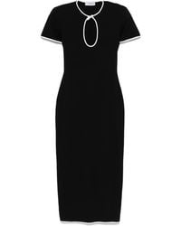 ROWEN ROSE - Cut-Out Maxi Dress - Lyst
