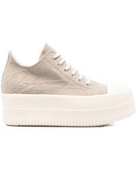 Rick Owens - Zapatillas con cordones y plataforma - Lyst