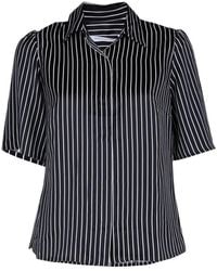 Maria McManus - Stripe-Print Bell-Sleeve Blouse - Lyst