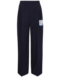 Maison Mihara Yasuhiro - Logo Straight-Leg Trousers - Lyst