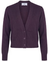 SOLOTRE - V-Neck Knitted Cardigan - Lyst