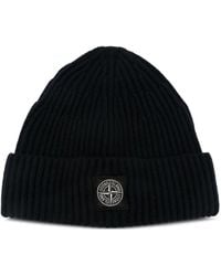 Stone Island - ロゴパッチ ビーニー - Lyst