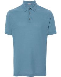 Zanone - Fine-Knit Cotton Polo Shirt - Lyst