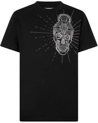 Philipp Plein - Rhinestone-Skull T-Shirt - Lyst