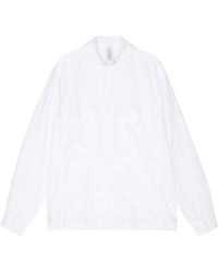 Transit - Long-sleeve Cotton-linen Blend Shirt - Lyst