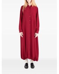 Societe Anonyme - Le Panier Bubble-Hem Shirt Midi Dress - Lyst