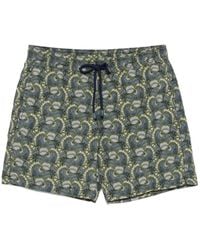 Fiorio Milano - Floral-Print Swim Shorts - Lyst