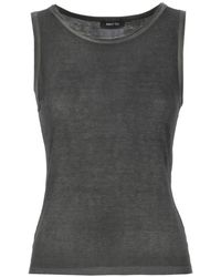 Avant Toi - Fine-Ribbed Tank Top - Lyst