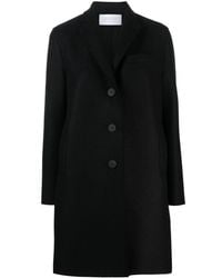 Harris Wharf London - Single-breasted wool coat - Lyst