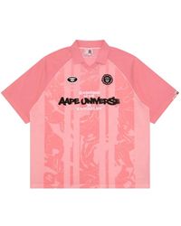 Aape By A Bathing Ape - Logo-Print Camouflage-Pattern T-Shirt - Lyst