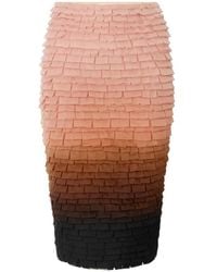 Elisabetta Franchi - Shaded Ruffled Midi Skirt - Lyst