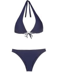 Amir Slama - Bikini Triangular Con Cuello Halter - Lyst