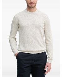 Barbour - Flaxby Crew-Neck Marl-Effect Sweater - Lyst