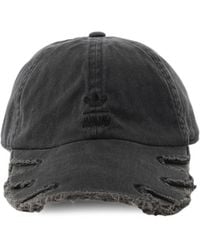 adidas - X Avavav Slashed Double Brim Distressed Baseball Cap - Lyst