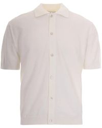 Paolo Pecora - Buttoned Collared Polo Shirt - Lyst