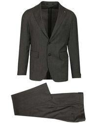 Tagliatore - Notched-Lapel Single-Breasted Suit - Lyst