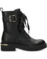 Mexx - Buckle Lace-Up Boots - Lyst