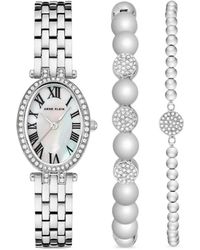 Anne Klein - Classic Crystal 22Mm Watch - Lyst