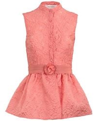 Silvia Tcherassi - Colony Floral Blouse - Lyst