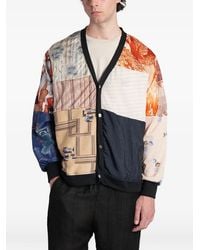 Needles - Patchwork V-Neck Shirt Jacket - Lyst