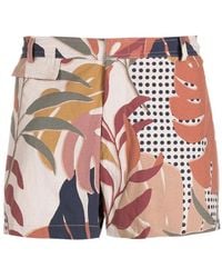 Amir Slama - Leaf-Print Swim Shorts - Lyst