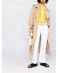 Valentino Vgold Flared Jeans - White