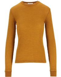forte_forte - Ribbed-Knit Long-Sleeve Sweater - Lyst