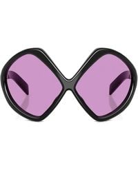 Prada - Lunettes De Soleil À Monture Oversize - Lyst