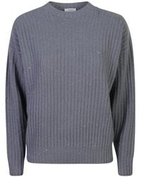Peserico - Gerippter Strickpullover - Lyst