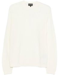 Emporio Armani - Wool Crewneck Sweater - Lyst