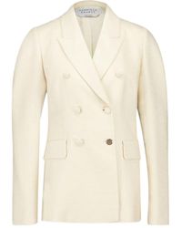 Gabriela Hearst - Blazer de seda con doble botonadura - Lyst
