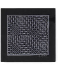 Dolce & Gabbana - Geometric-Print Pocket Square - Lyst