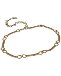 Levi's - Franchesca Snake-Link Chain Belt - Lyst